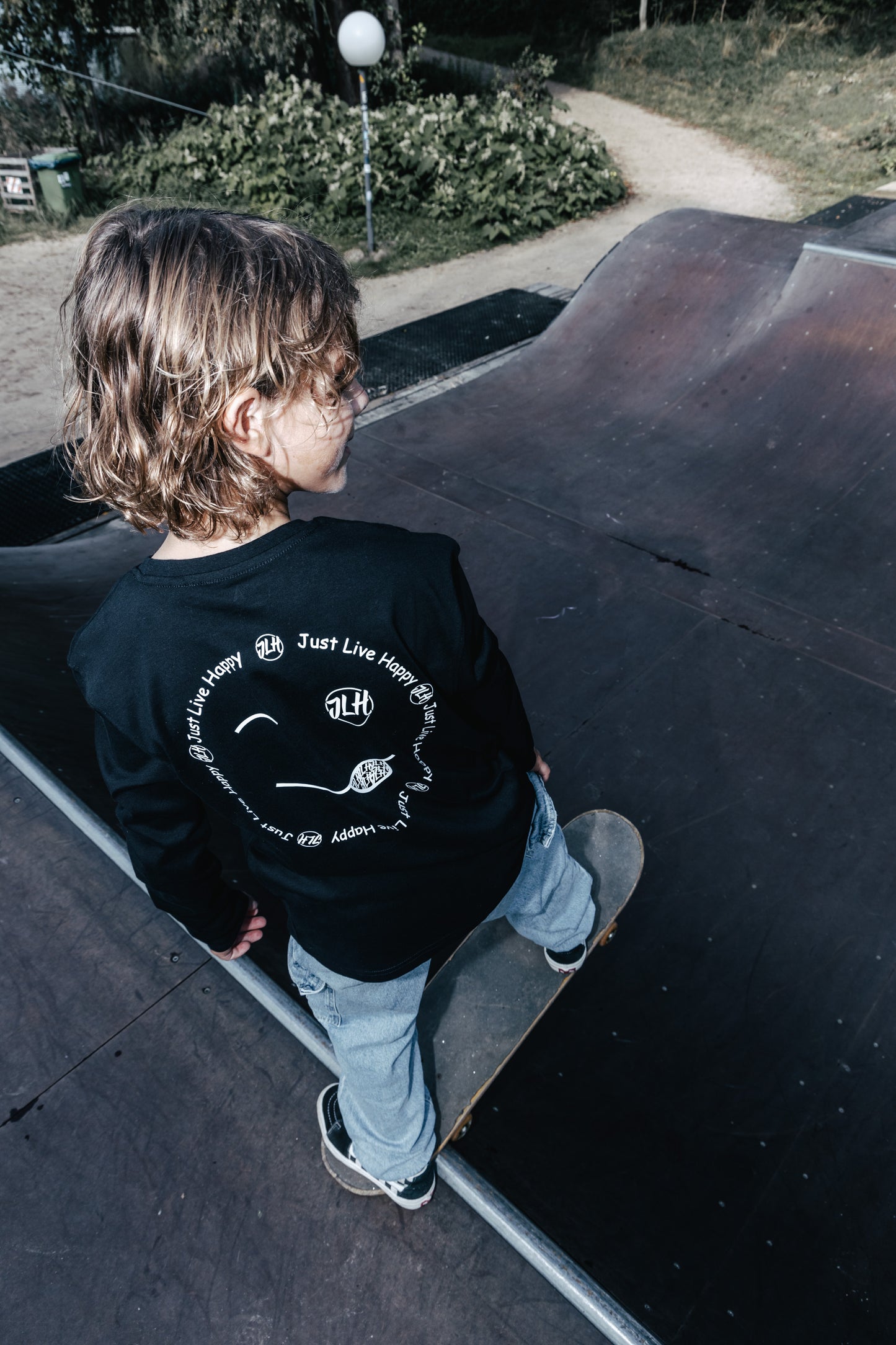 Kinder Longsleeve schwarz
