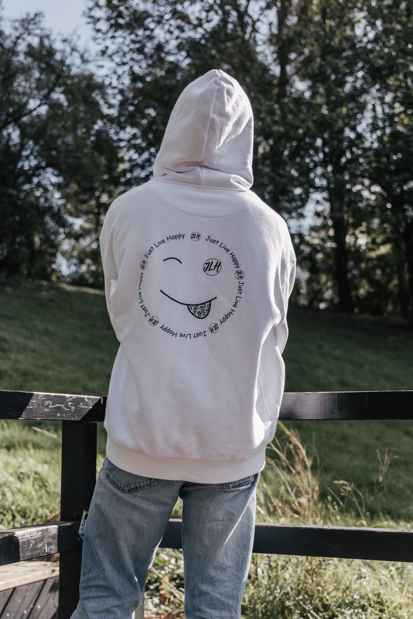 Hoodie weiß