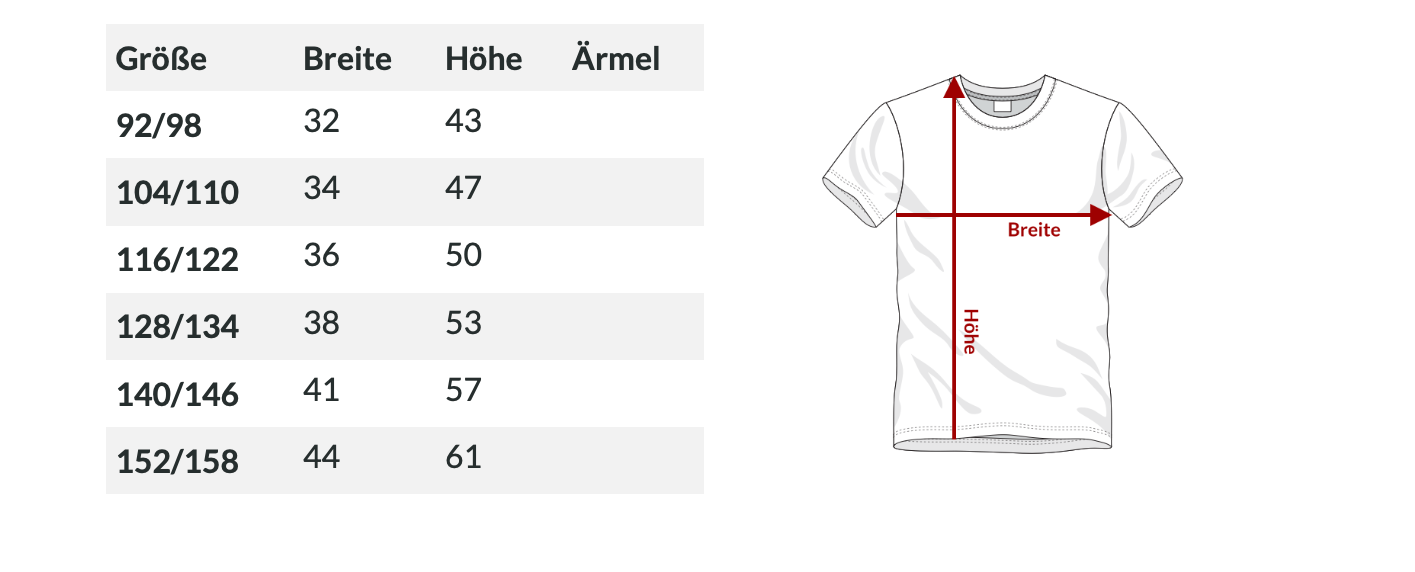 Kinder T-Shirt weiß