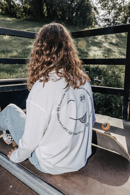 Kinder Longsleeve weiß
