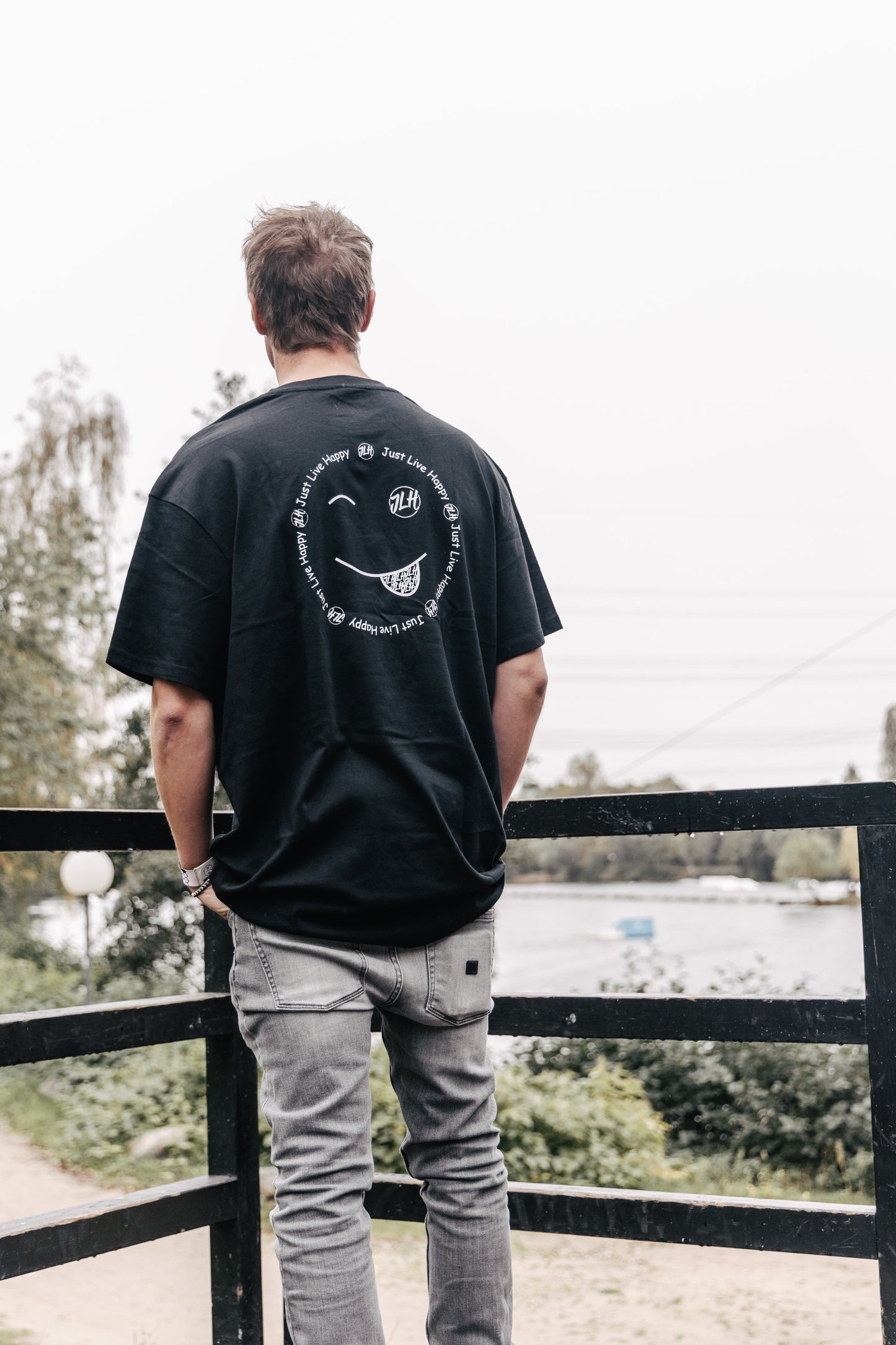 Oversize T-Shirt schwarz